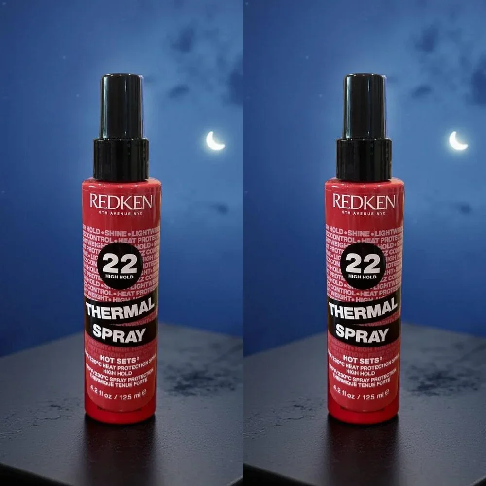 Redken Hot Sets 22 High Hold Thermal Spray 4.2 oz._ 2 units